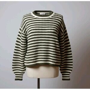 Women's Knit‎ Pullover Sweater Long Sleeve Cozy Soft Fall Layering Top EUC  szL